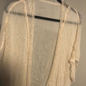 BCBG Generation sheer casual cardigan
